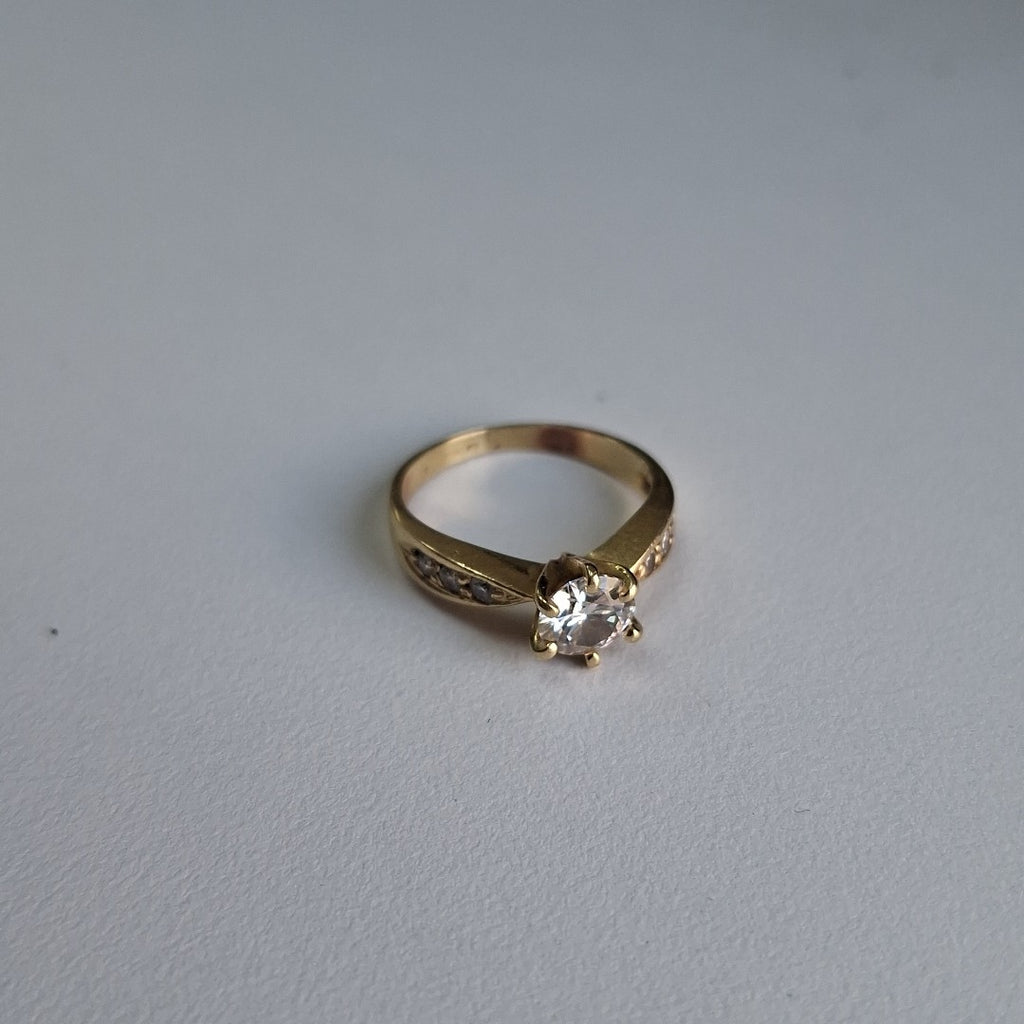 SOLITARIO ORO 14 K 2,60 GRMS (SEMINUEVO)