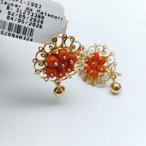 ARETES PAR ORO 14 K 7.9 GRMS (SEMINUEVO)