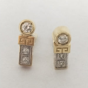 ARETES PAR ORO 14 K 4.7 GRMS (SEMINUEVO)