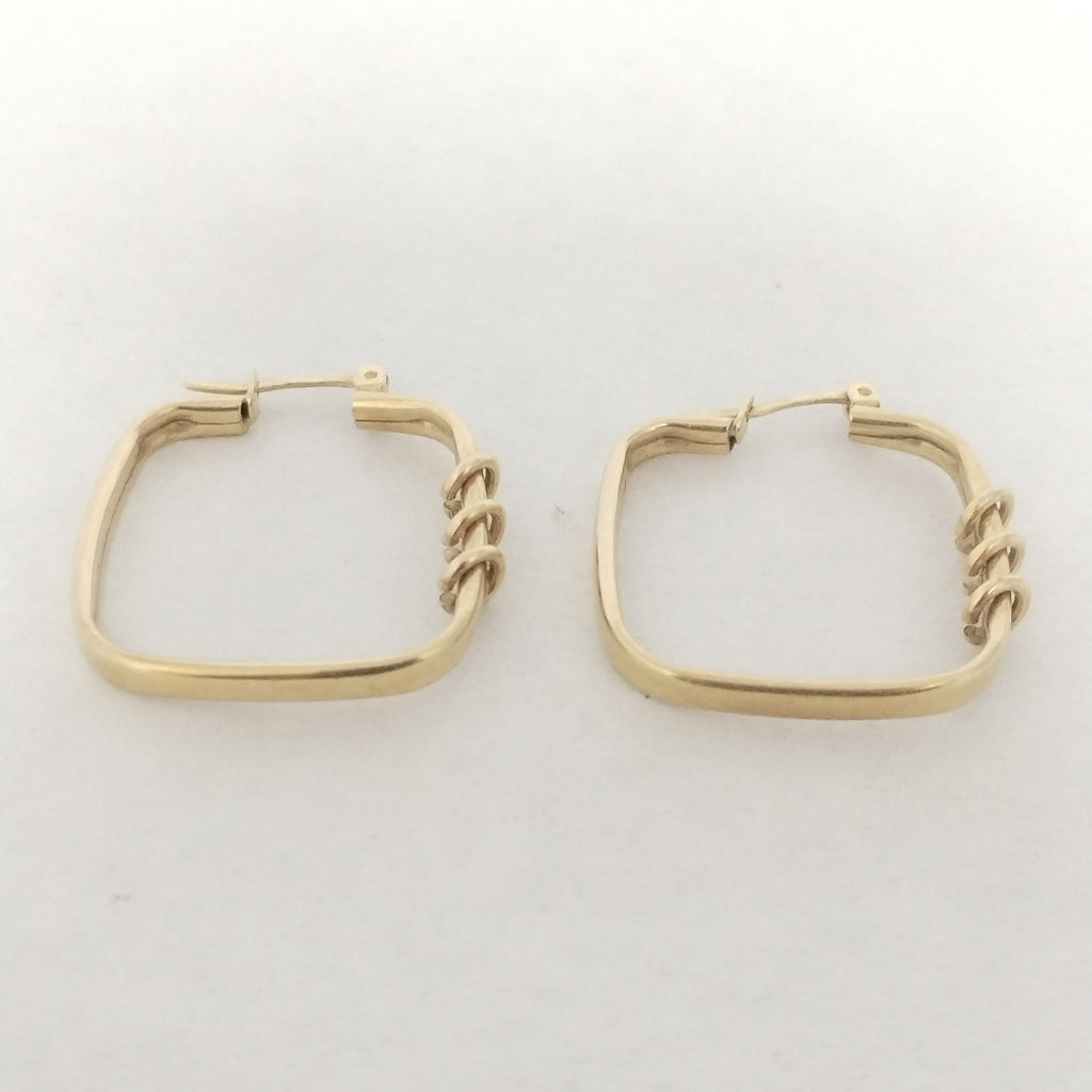 ARRACADAS PAR ORO 14 K 4.2 GRMS (SEMINUEVO)