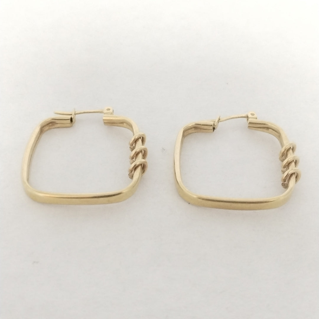 ARRACADAS PAR ORO 14 K 4.2 GRMS (SEMINUEVO)