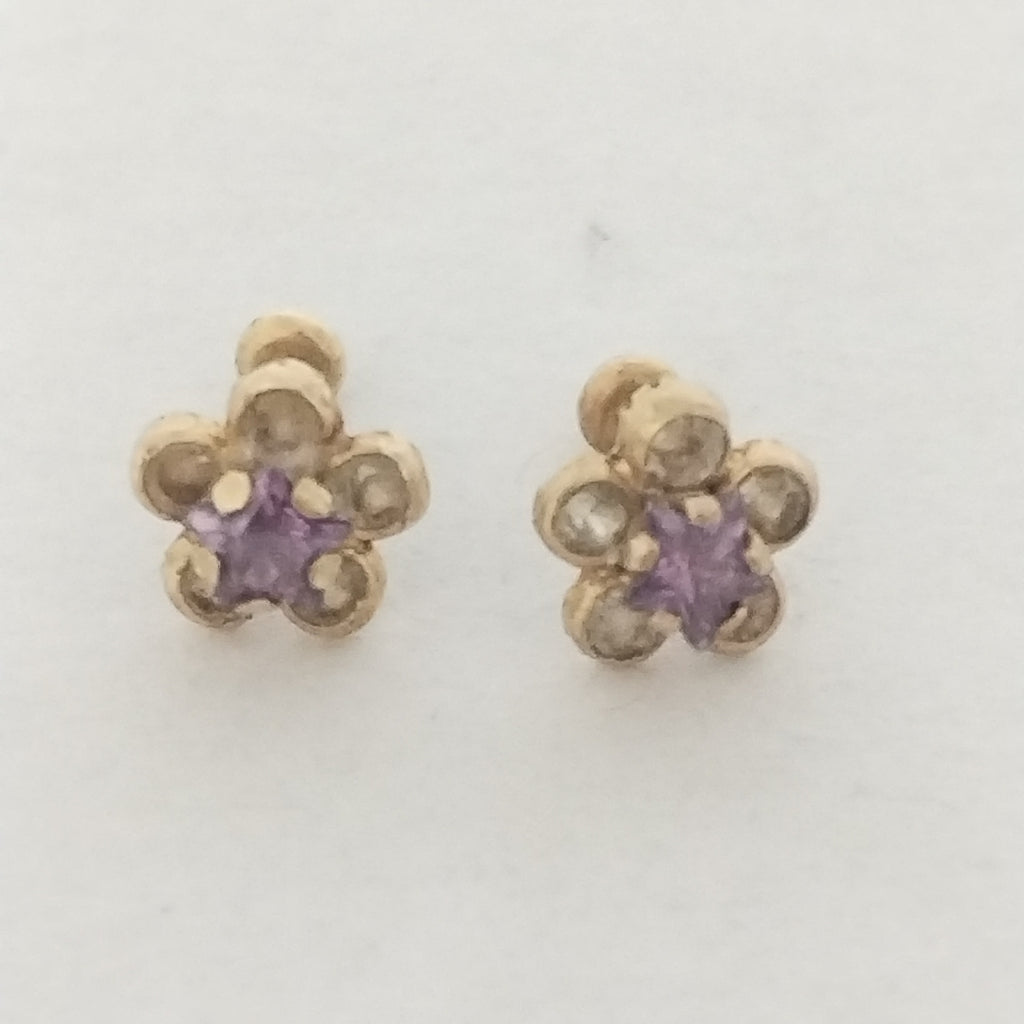 ARETES PAR ORO 14 K 0.9 GRMS (SEMINUEVO)