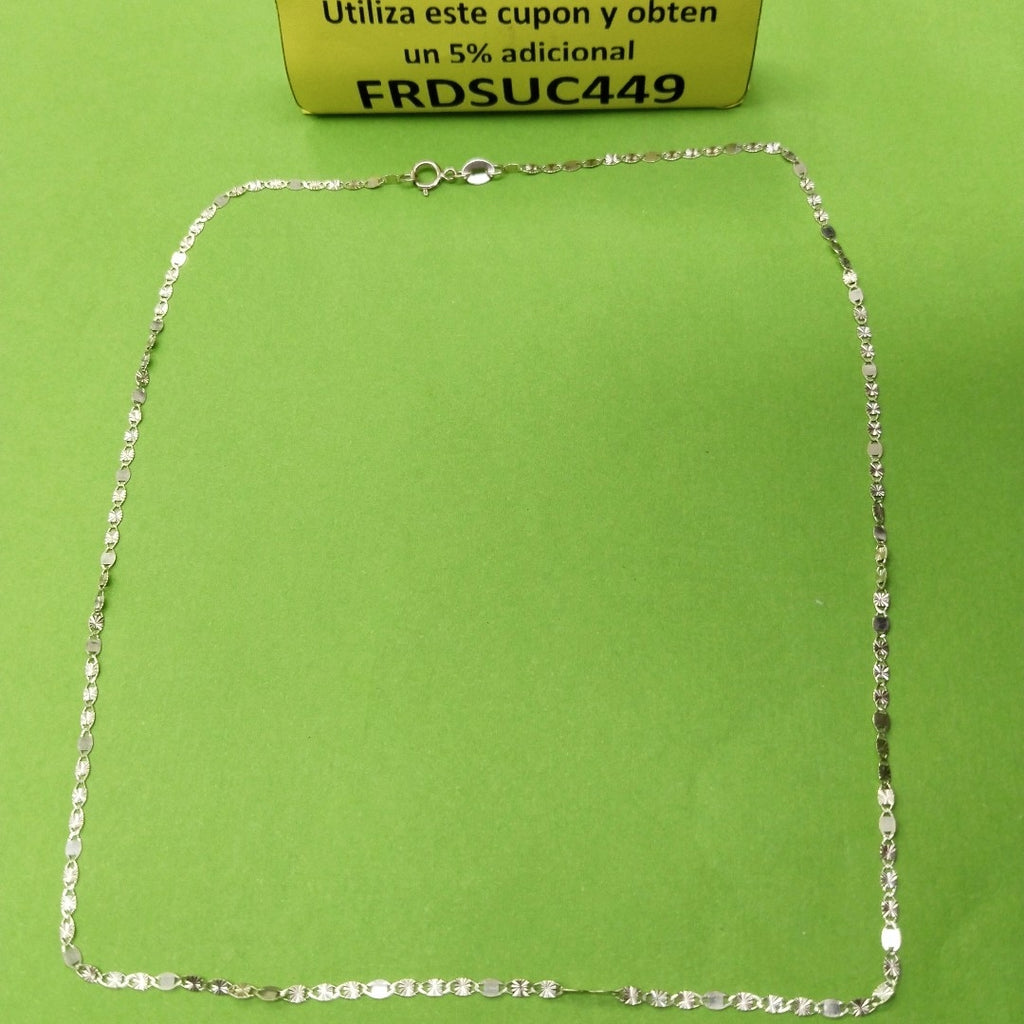 CADENAS TEJIDO GUCHI ORO 10K 40 A 45 CM 1.4 GR (NUEVO)