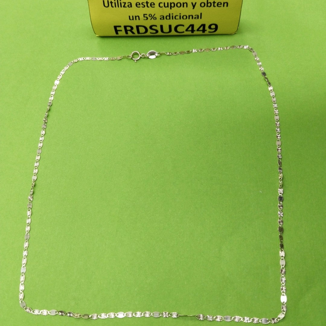 CADENAS TEJIDO GUCHI ORO 10K 40 A 45 CM 1.4 GR (NUEVO)