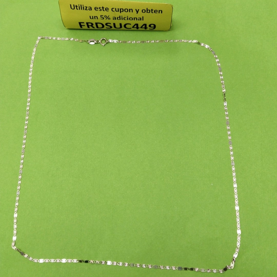CADENAS TEJIDO GUCHI ORO 10K 55 CM 1.7 GR (NUEVO)