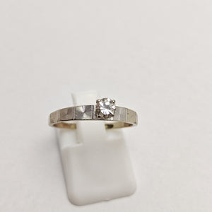 ANILLITO ORO BLANCO 14 K 1,80 GRMS (SEMINUEVO)