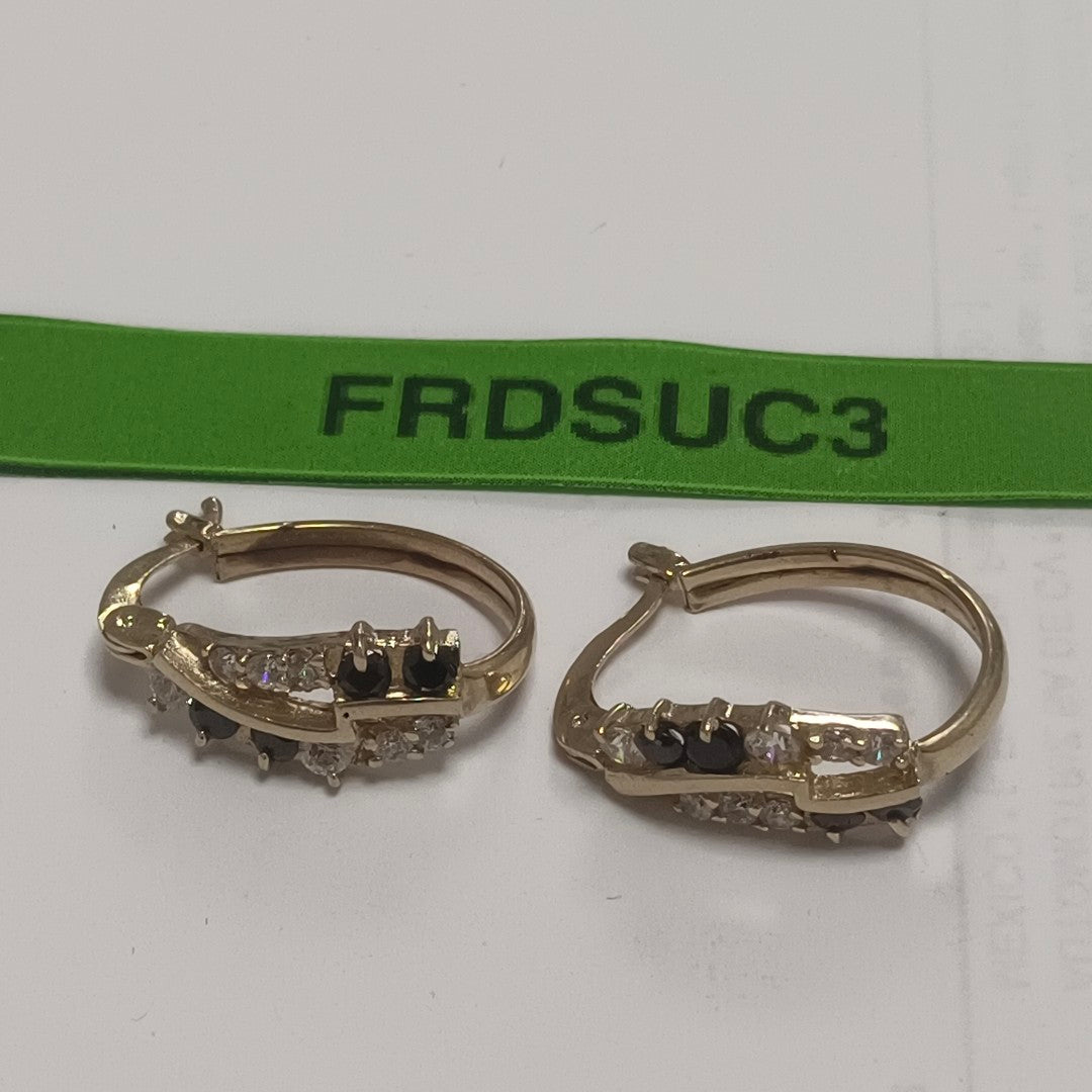 ARRACADAS PAR ORO 14 K 5.9 GRMS (SEMINUEVO)