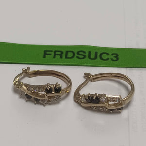 ARRACADAS PAR ORO 14 K 5.9 GRMS (SEMINUEVO)