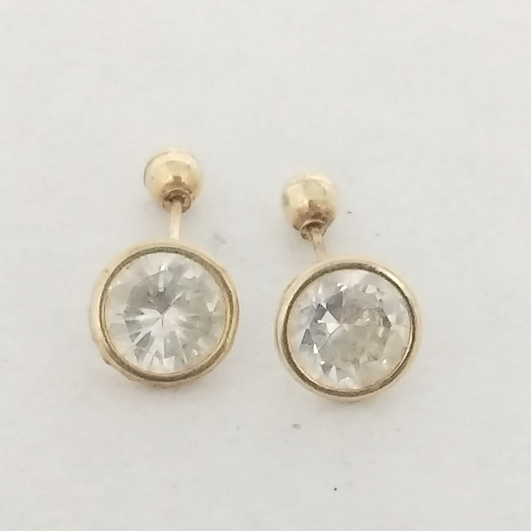 ARETES PAR ORO 14 K 0.8 GRMS (SEMINUEVO)