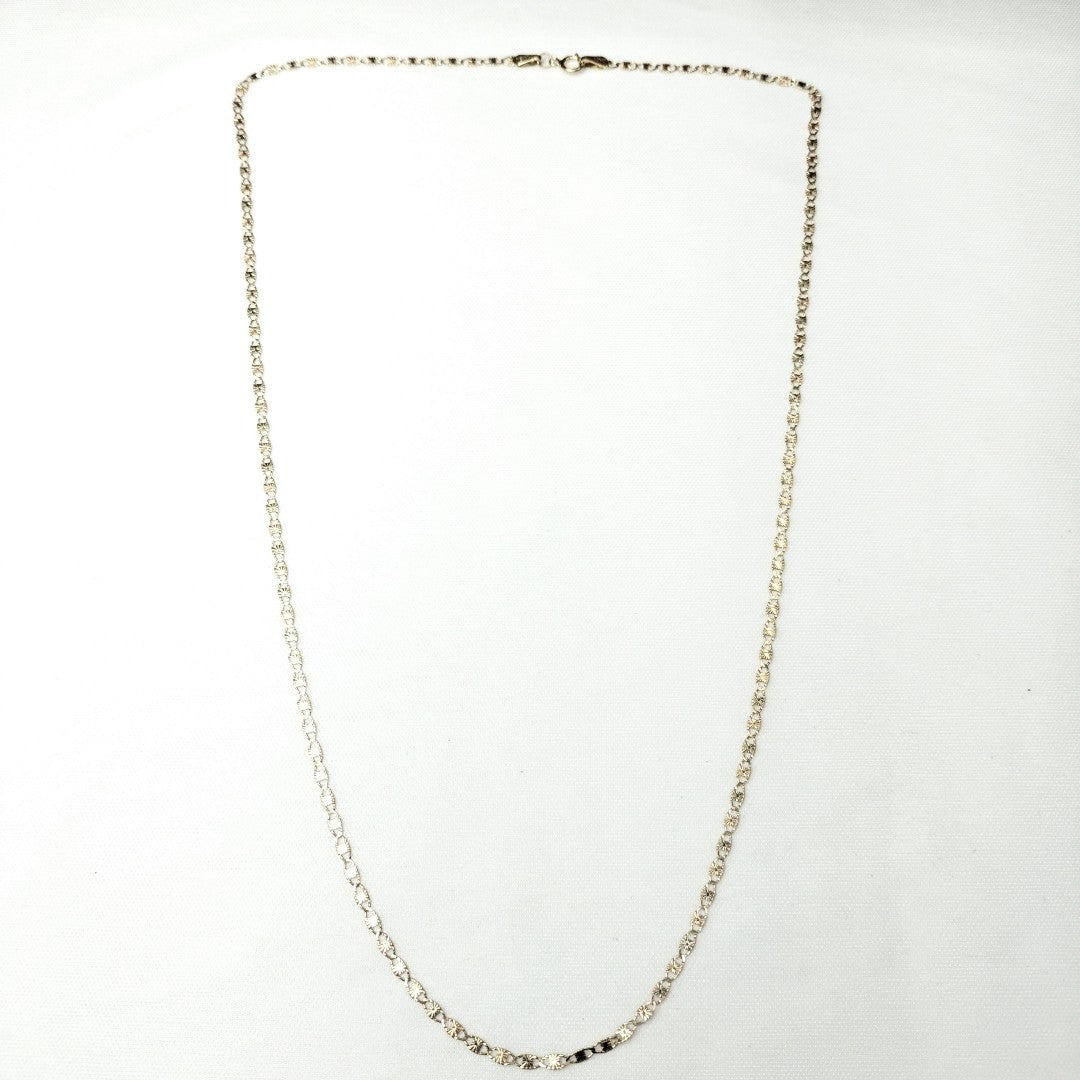 CADENAS TEJIDO GUCHI ORO 10K 55 CM 3 GR (NUEVO)