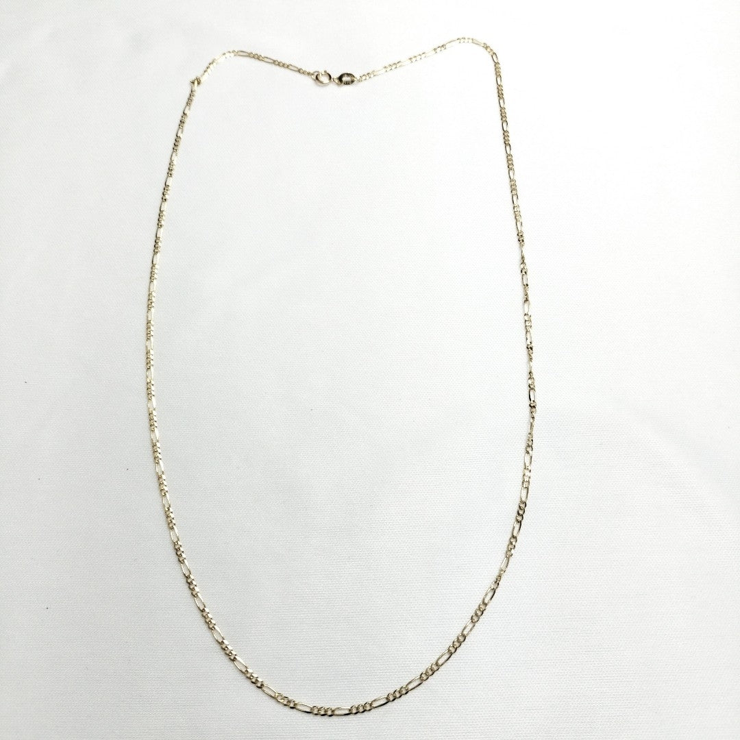CADENAS TEJIDO 3X1 ORO 10K 55 CM 3.2 GR (NUEVO)