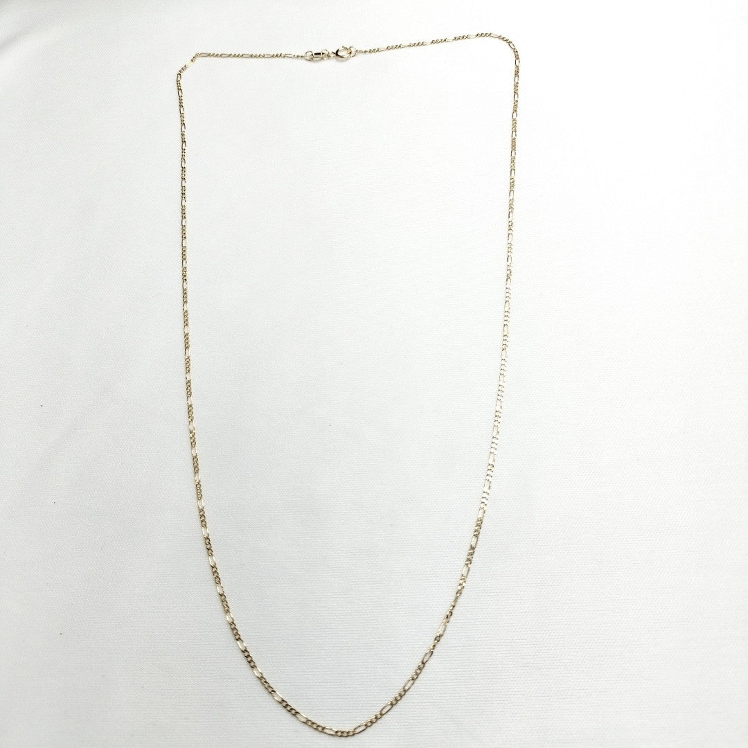 CADENAS TEJIDO 3X1 ORO 14K 55 CM 2.4 GR (NUEVO)