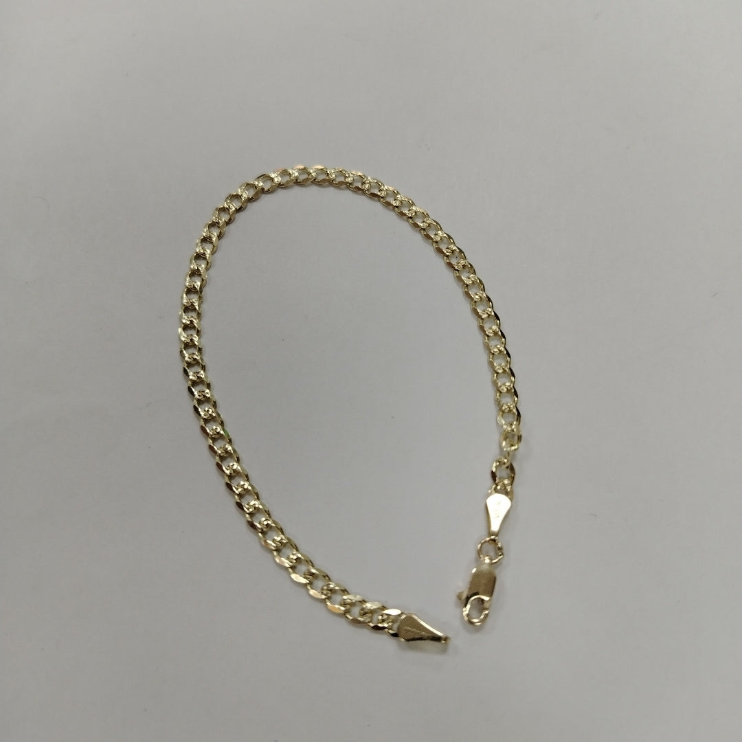 PULSERAS BARBADA ORO 14K 21 CM 5.3 GR (NUEVO)