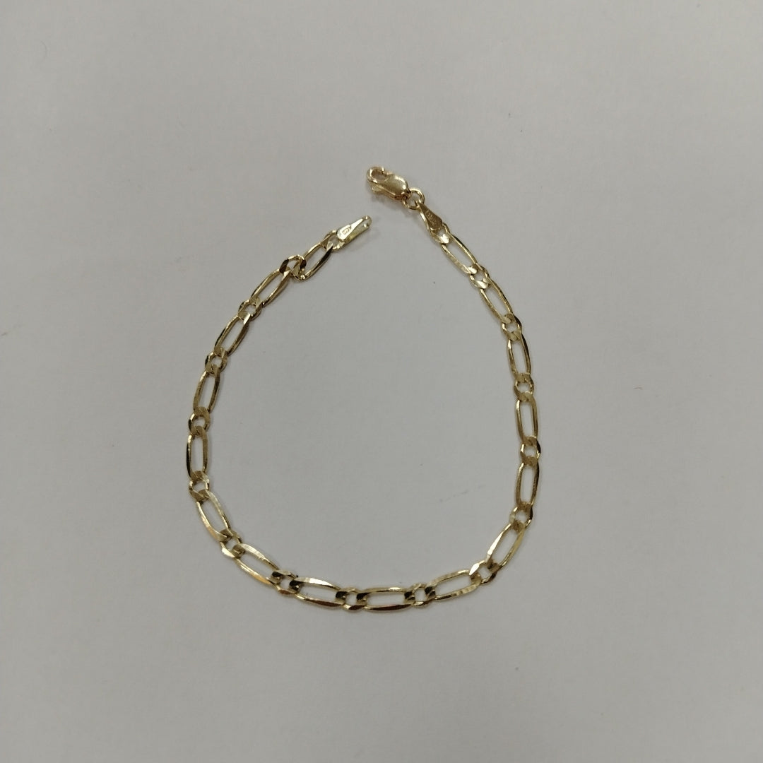 PULSERAS 1X1 ORO 14K 18 CM 2.6 GR (NUEVO)