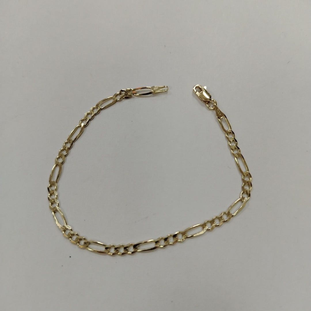PULSERAS TEJIDO 3X1 ORO 14K 18 CM 2.9 GR (NUEVO)