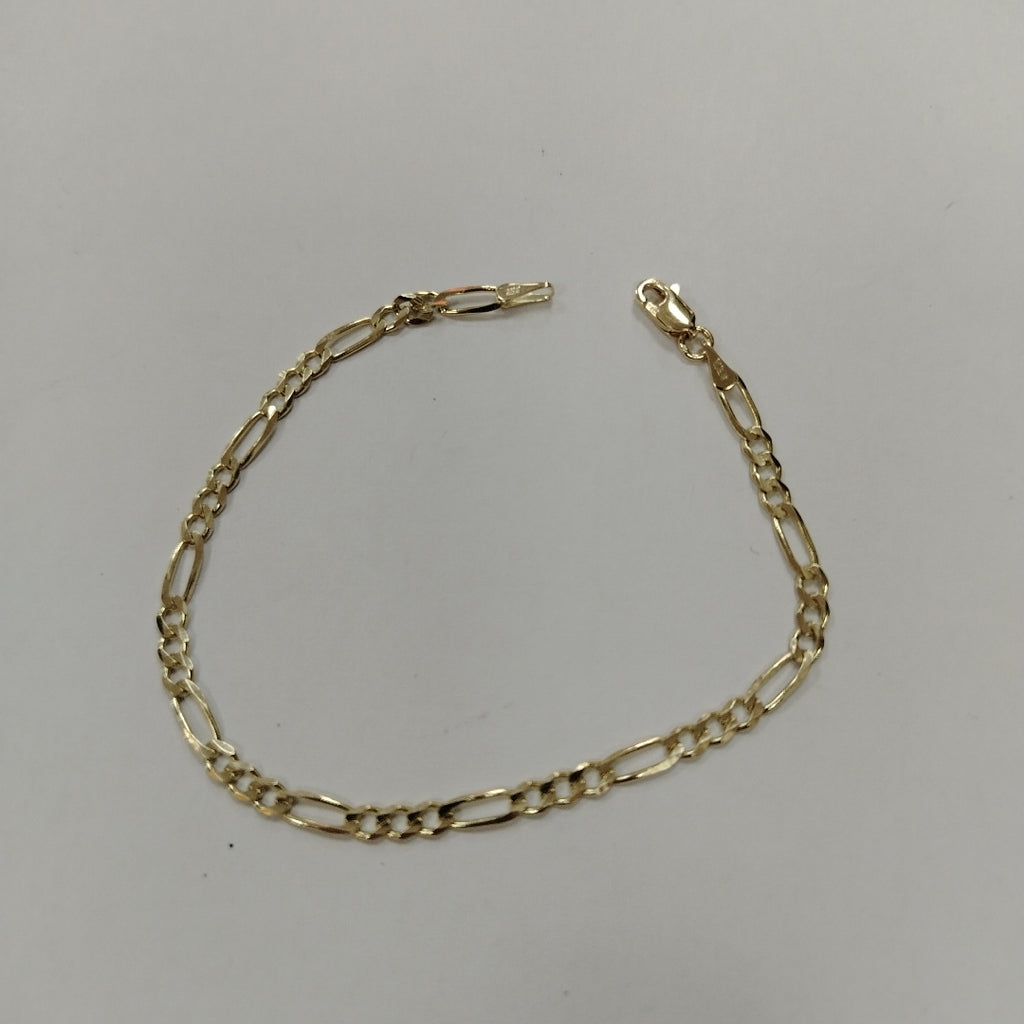 PULSERAS TEJIDO 3X1 ORO 14K 18 CM 2.9 GR (NUEVO)