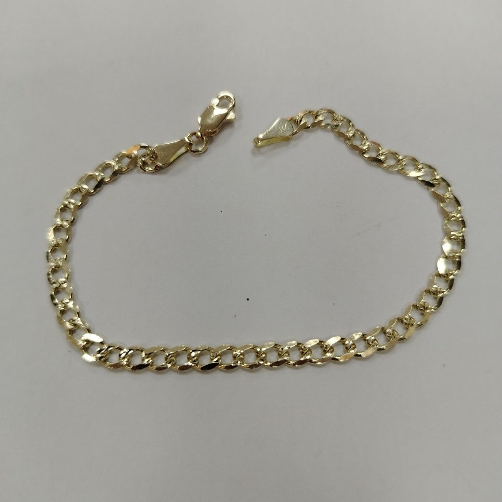PULSERAS BARBADA ORO 14K 18 CM 4.6 GR (NUEVO)