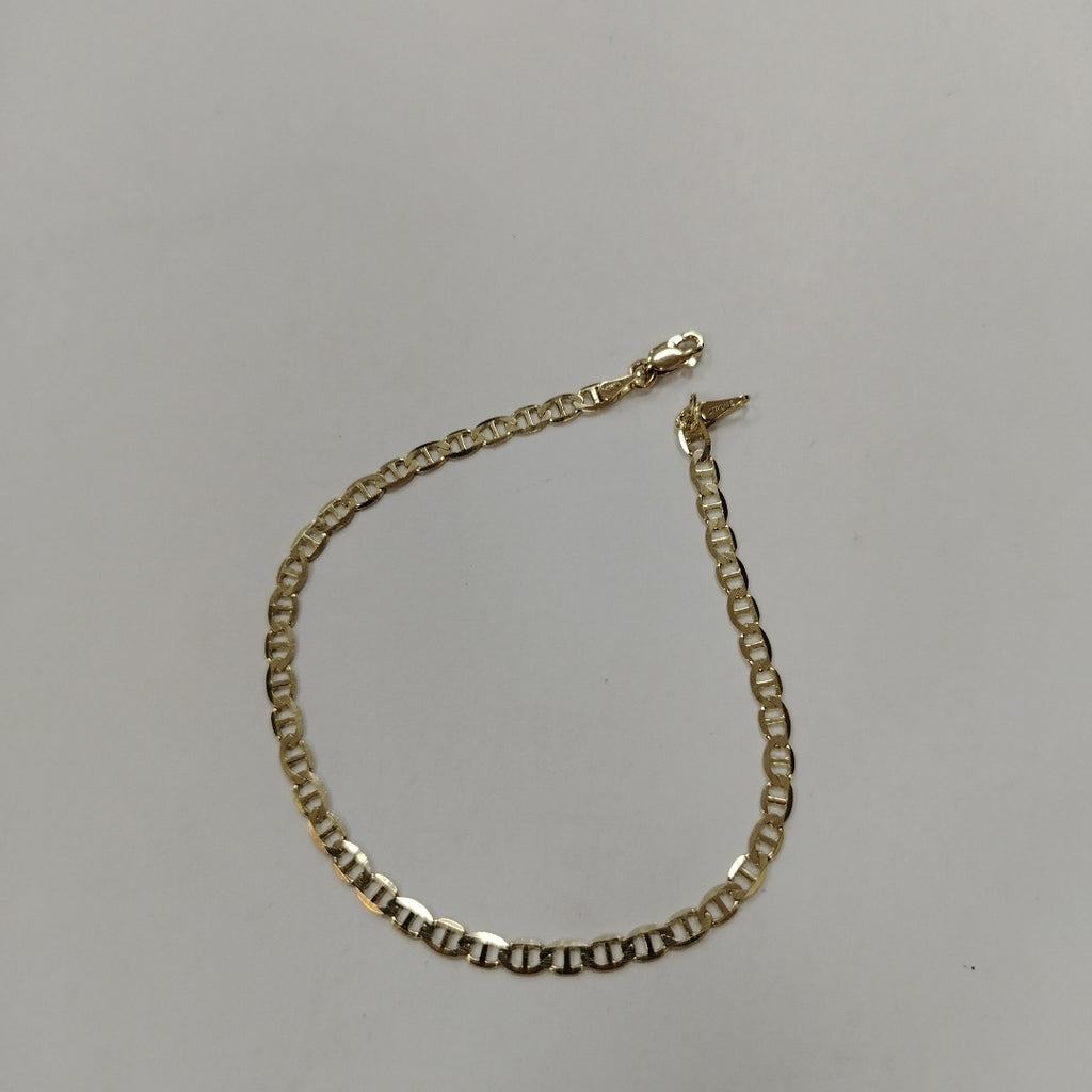 PULSERAS TEJIDO MARINERA ORO 14K 21 CM 3.4 GR (NUEVO)
