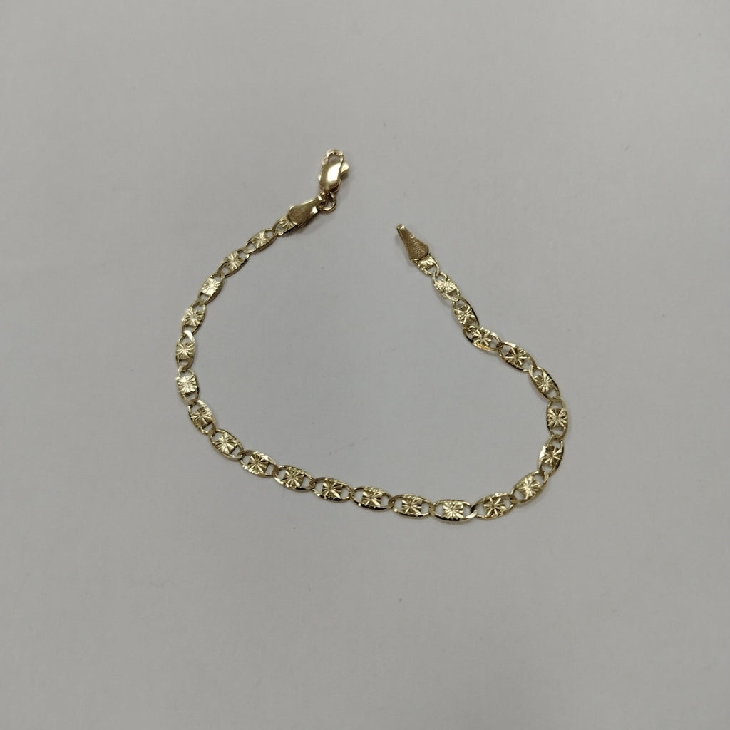 PULSERAS GUCHI ORO 14K 18 CM 2.9 GR (NUEVO)