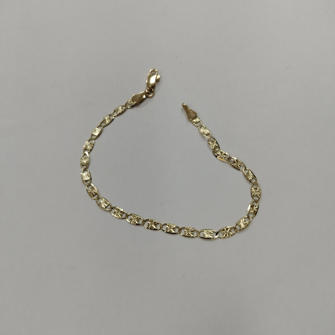 PULSERAS GUCHI ORO 14K 18 CM 2.9 GR (NUEVO)