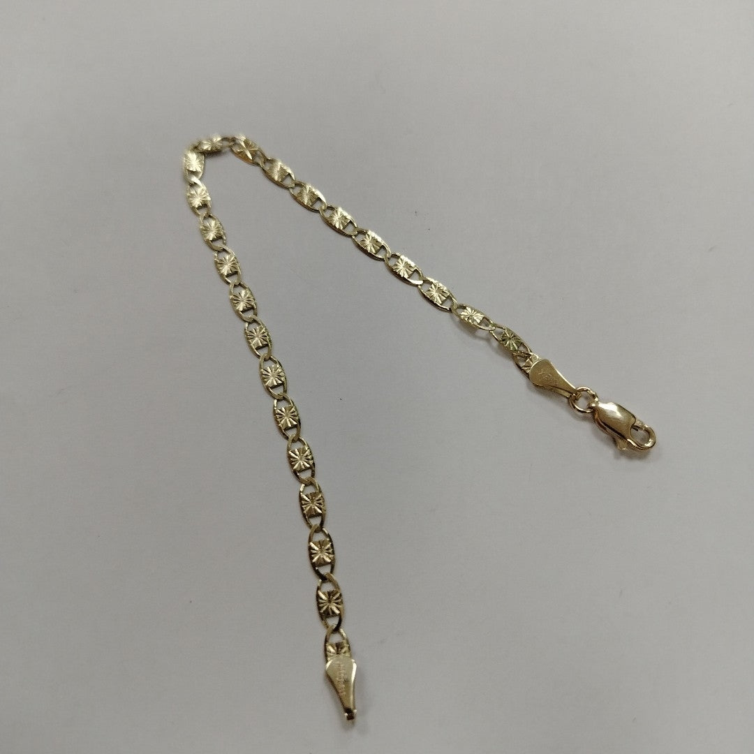 PULSERAS GUCHI ORO 14K 18 CM 2.8 GR (NUEVO)