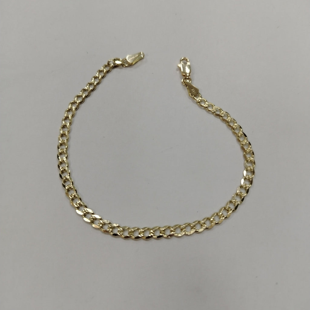 PULSERAS BARBADA ORO 14K 21 CM 5.2 GR (NUEVO)