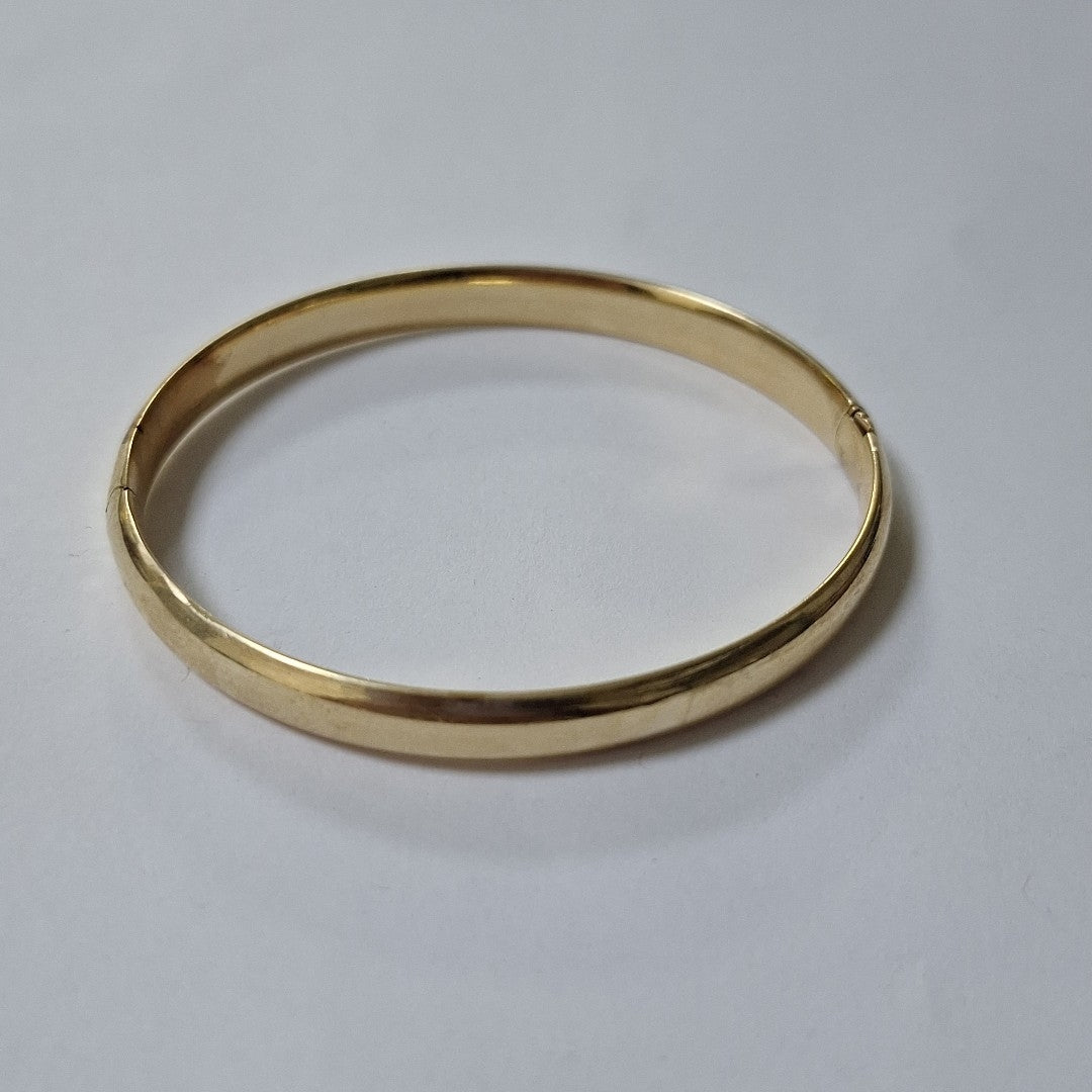 PULSERA RIGIDA ORO 14 K 7.3 GRMS (SEMINUEVO)