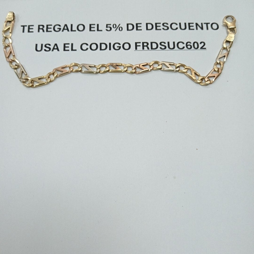 PULSERA ORO 14 K 14.6 GRMS (SEMINUEVO)