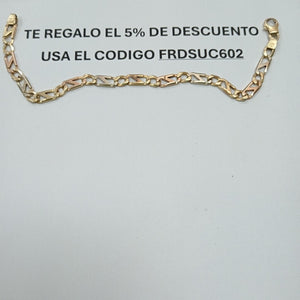 PULSERA ORO 14 K 14.6 GRMS (SEMINUEVO)