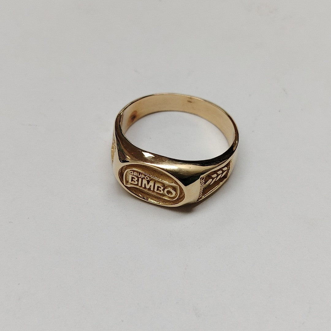 ANILLO CONMEMORATIVO ORO 14 K 12.9 GRMS (SEMINUEVO)