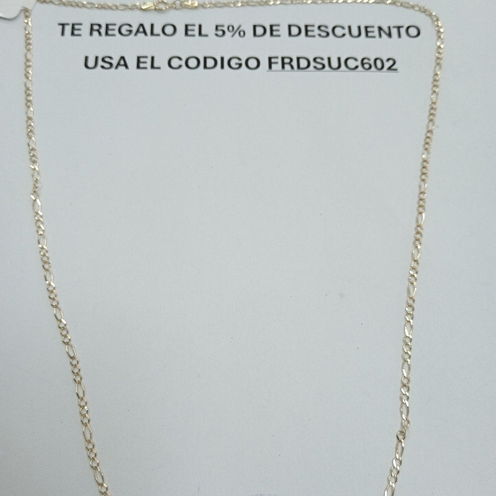 CADENAS TEJIDO 3X1 ORO 10K 60 CM 3.3 GR (NUEVO)