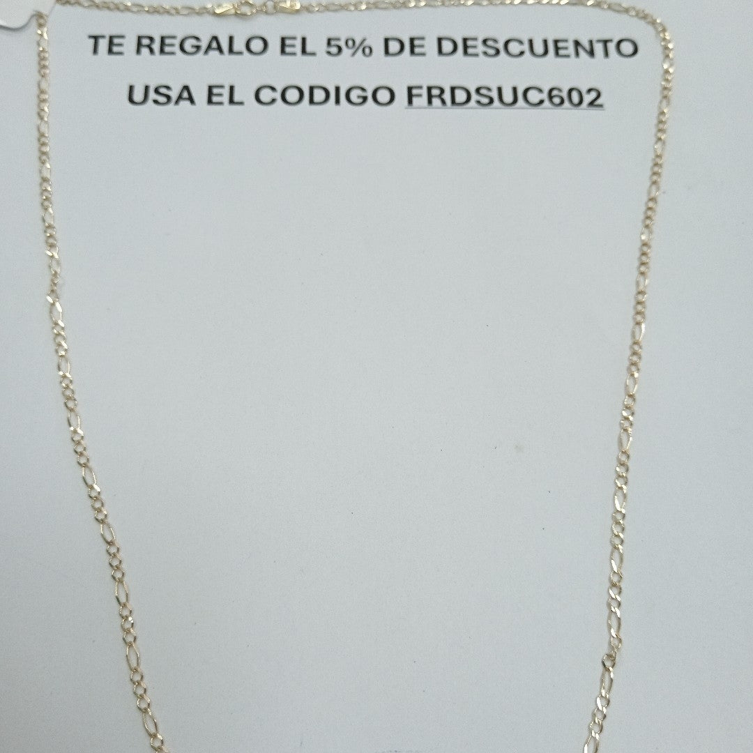 CADENAS TEJIDO 3X1 ORO 10K 60 CM 3.3 GR (NUEVO)