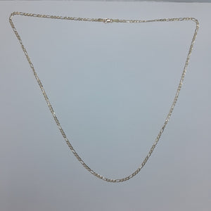 CADENAS TEJIDO FIGARO GUCHI ORO 10K 60 CM 5.2 GR (NUEVO)