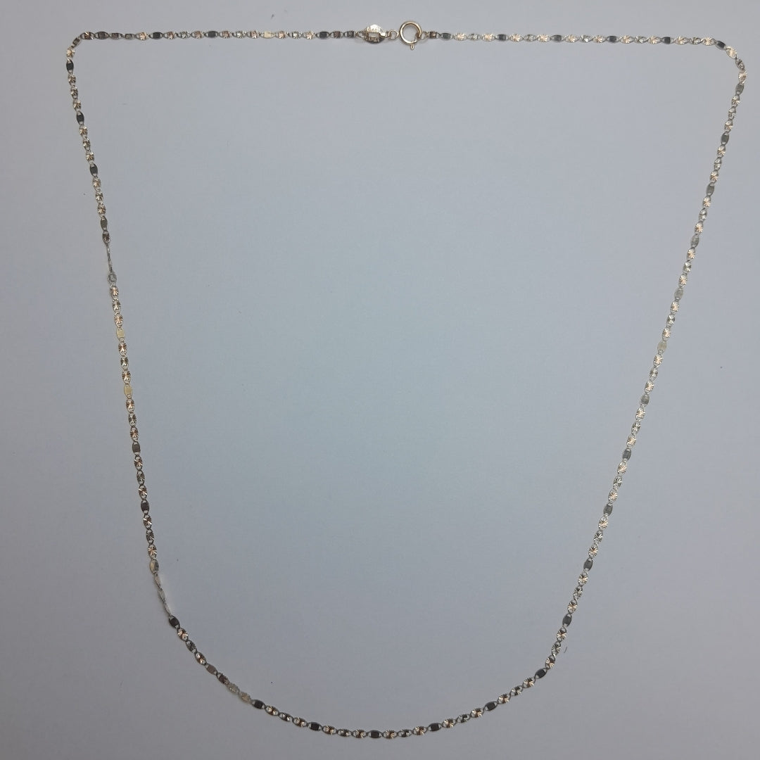 CADENAS TEJIDO GUCHI ORO 10K 55 CM 1.7 GR (NUEVO)