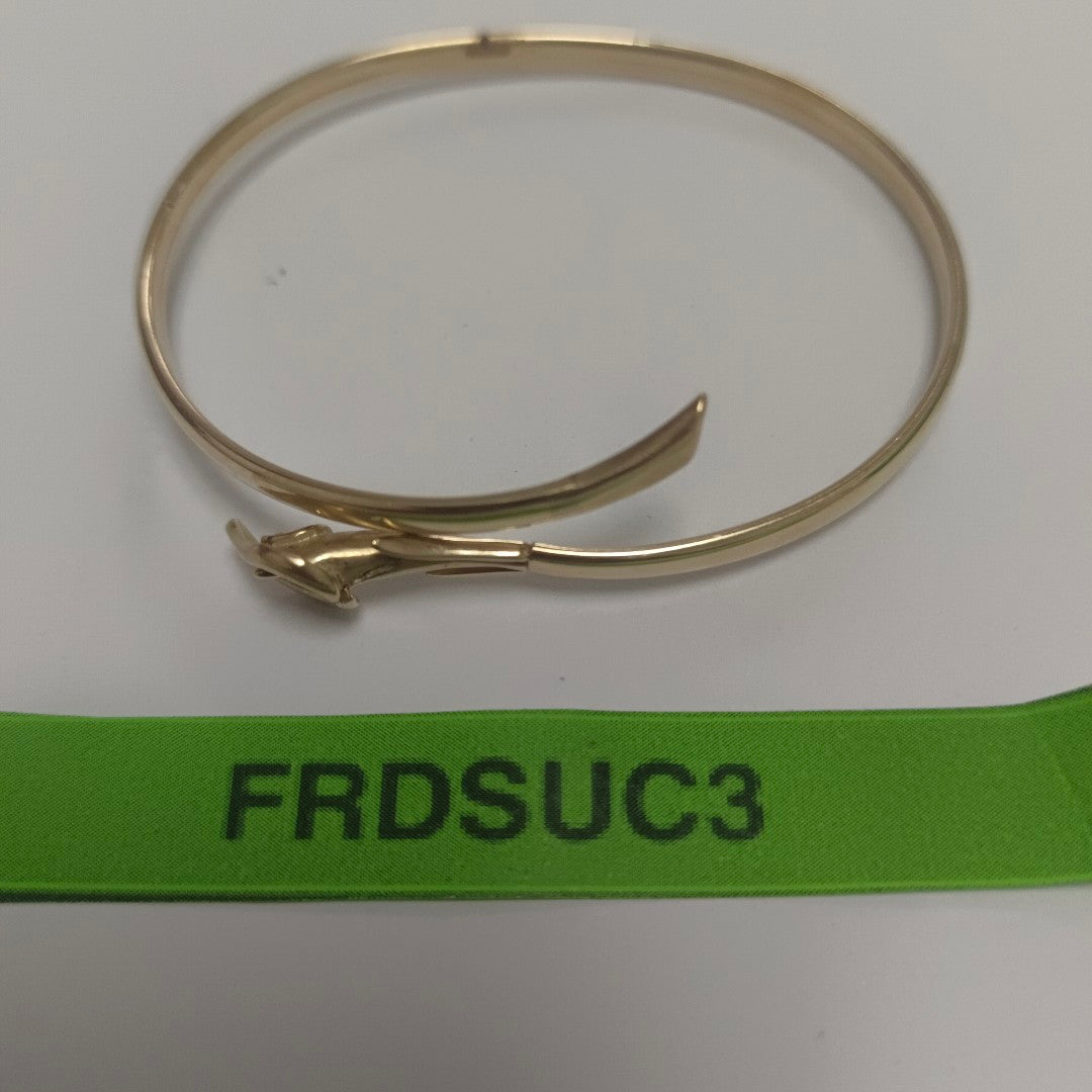 PULSERA RIGIDA ORO 14 K 7.5 GRMS (SEMINUEVO)
