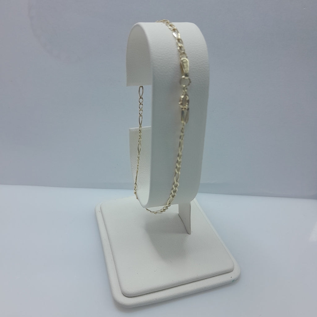 PULSERAS TEJIDO 3X1 ORO 10K 18 CM 1 GR (NUEVO)