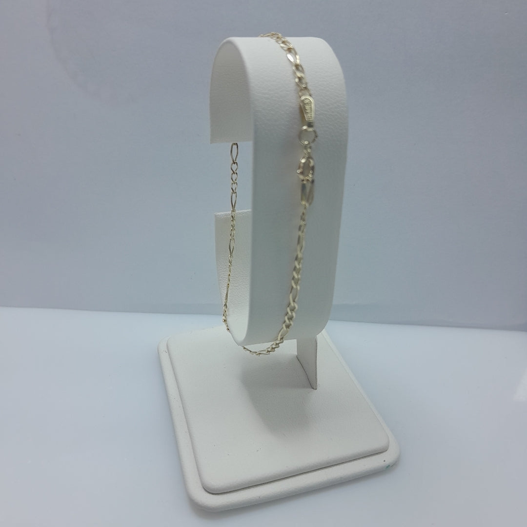 PULSERAS TEJIDO 3X1 ORO 10K 18 CM 1 GR (NUEVO)