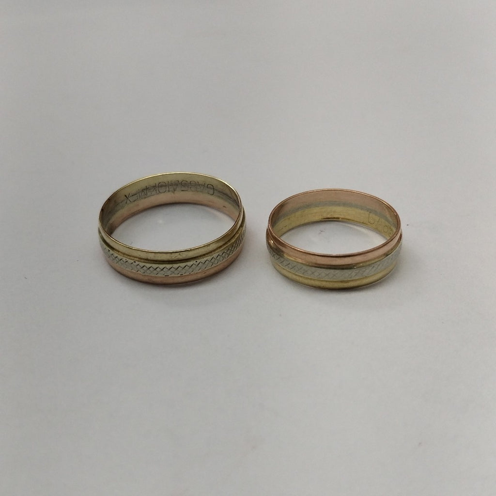 ARGOLLA ORO,ORO BLANCO MUY BAJO,ORO COMBINADO 10 K 2,40 GRMS (SEMINUEVO)