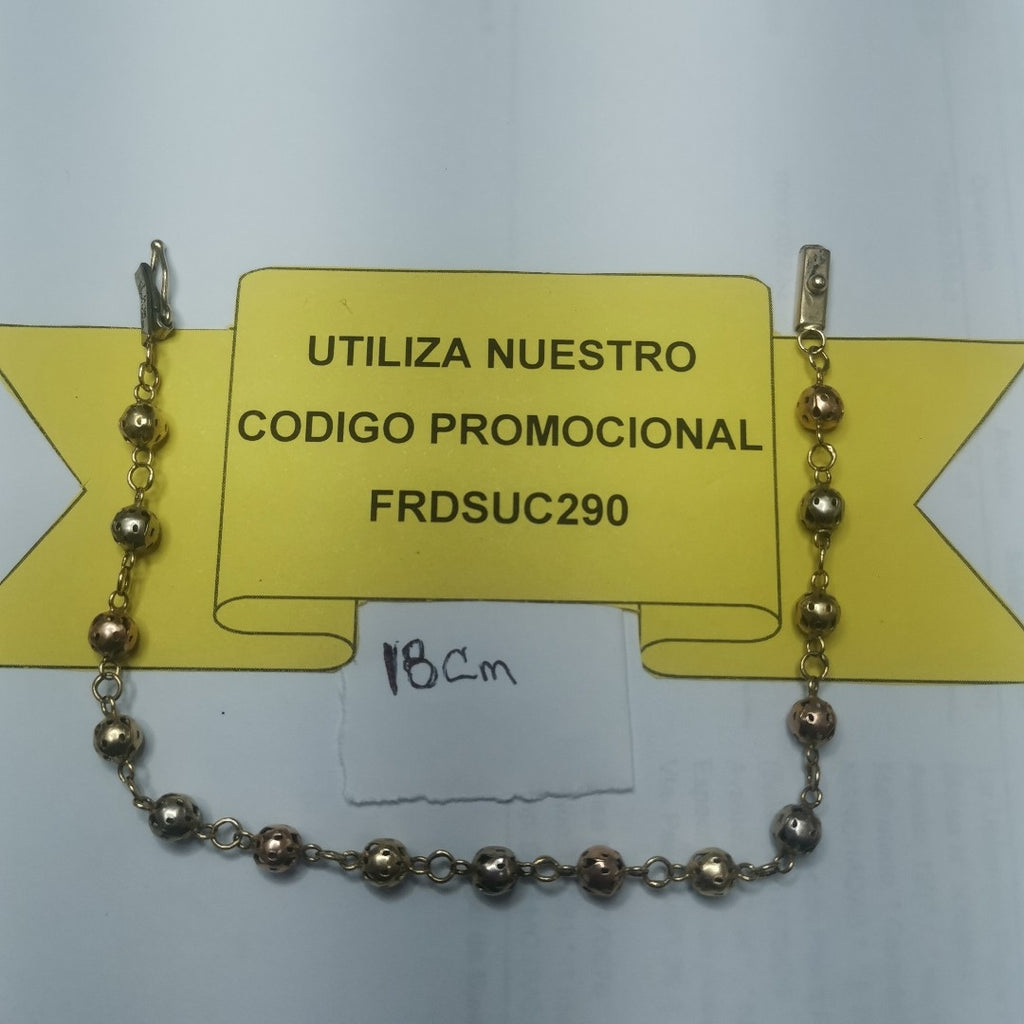 PULSERA ORO 14 K 4.9 GRMS (SEMINUEVO)