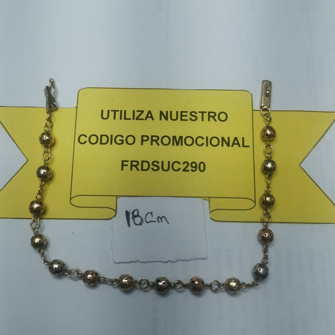 PULSERA ORO 14 K 4.9 GRMS (SEMINUEVO)