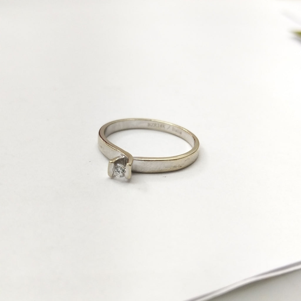 SOLITARIO ORO 14 K 2 GRMS (SEMINUEVO)