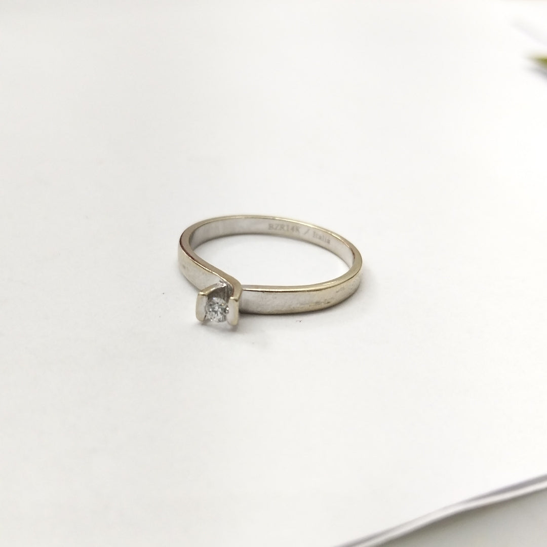 SOLITARIO ORO 14 K 2 GRMS (SEMINUEVO)