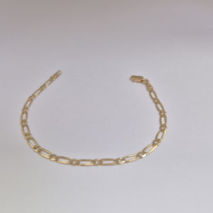 PULSERAS 1X1 ORO 14K 18 CM 2.6 GR (NUEVO)