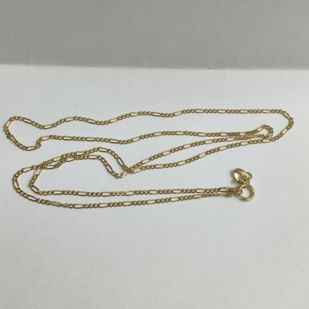 CADENAS TEJIDO 3X1 ORO 14K 55 CM 2.4 GR (NUEVO)