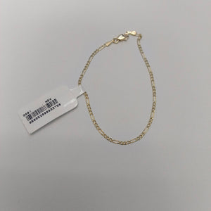 PULSERAS 3X1 ORO 14K 18 CM 1.5 GR (NUEVO)