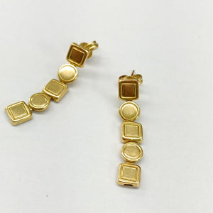 BROQUELES PAR ORO 18 K 4.3 GRMS (SEMINUEVO)
