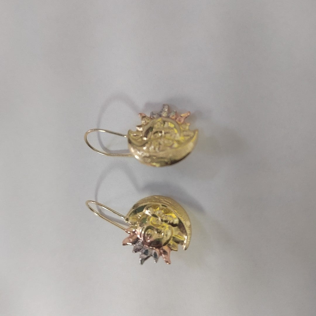 ARETES PAR ORO 10 K 1.1 GRMS (SEMINUEVO)