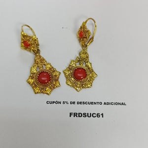 ARETES PAR ORO 8 K 8.7 GRMS (SEMINUEVO)