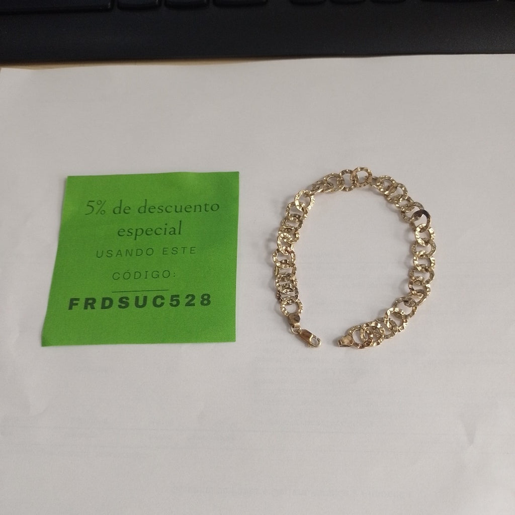 PULSERA, OTRO ORO 14 K 12.4 GRMS (SEMINUEVO)