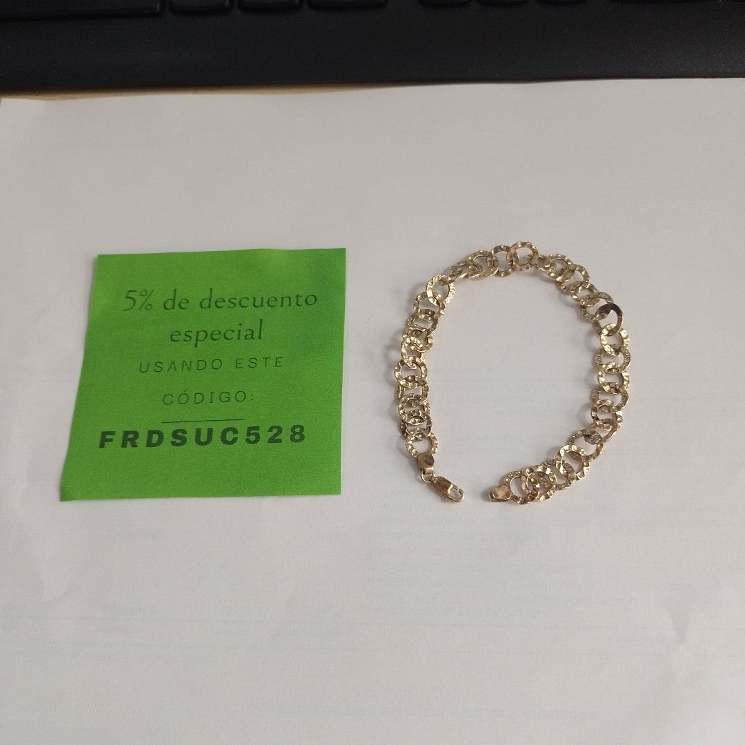 PULSERA, OTRO ORO 14 K 12.4 GRMS (SEMINUEVO)